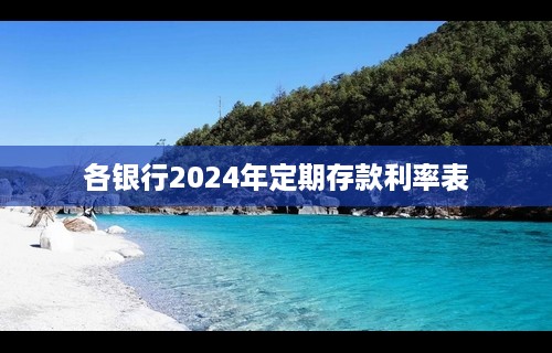 各银行2024年定期存款利率表