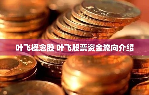 叶飞概念股 叶飞股票资金流向介绍